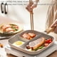 thumbnail image 3 of Sartén 3 en 1 sartén para huevos sartén antiadherente multifunción para cocina sartén para huevos sartén dividida para desayuno sartén para parrilla para tapas de estufa, 3 of 9