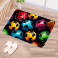 thumbnail image 5 of Football Polyester Chair Mat Non-Slip Machine Washable Indoor Carpet Rug, 5 of 6