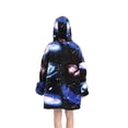 thumbnail image 4 of Faithtur Universal Warm Hooded Sweater Fashion Printing Mink Wool Home Clothes, 4 of 6