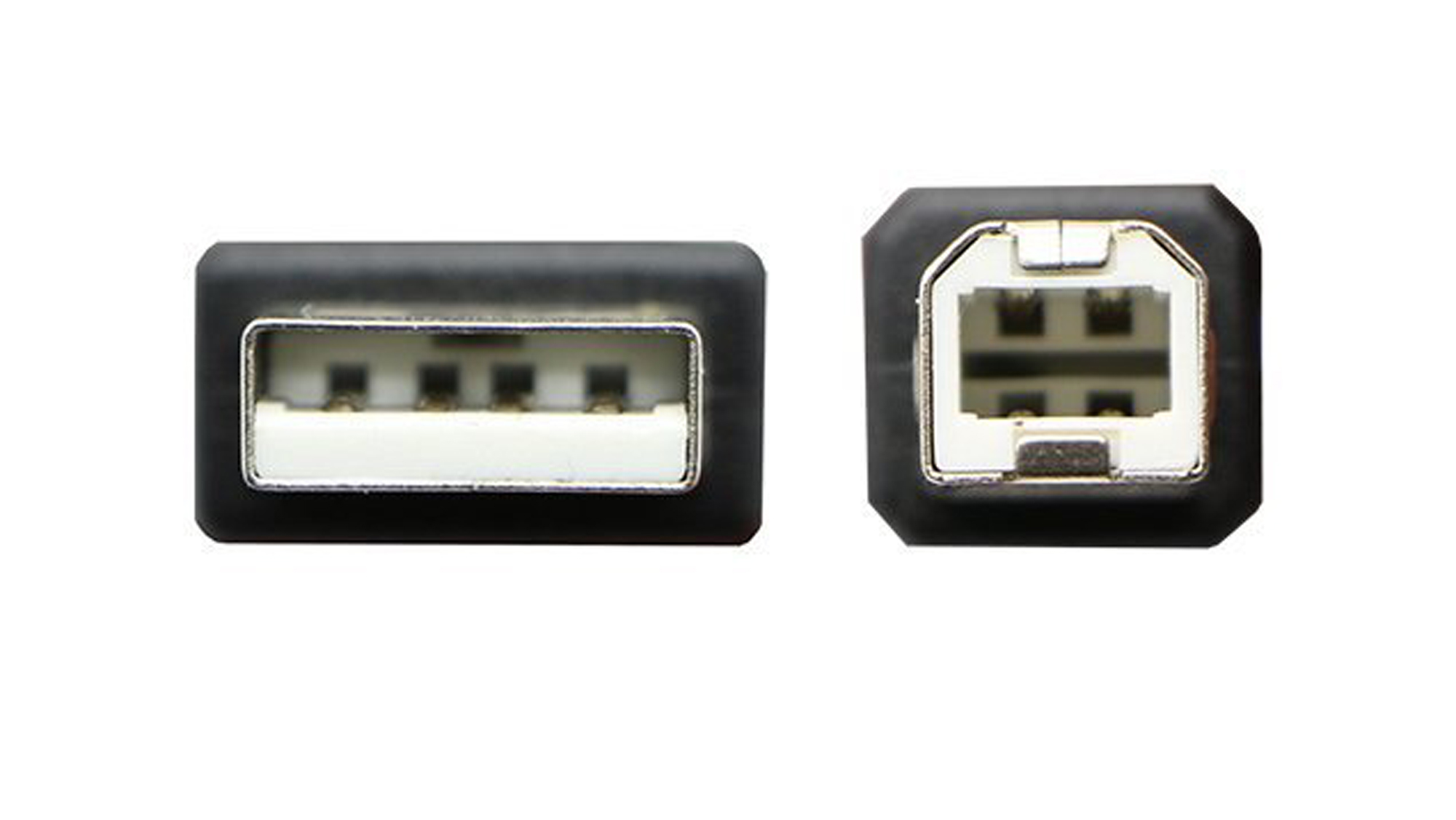 USB 2.0 Cable - A-Male to B-Male for Zebra Printer (Specific Models Only) - 6 FT /BLACK - image 3 of 5