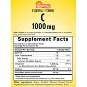 Chewable Vitamin C 1000mg | 90 Tablets | Essential Vitamin Supplement | Orange Flavor | by Sundance