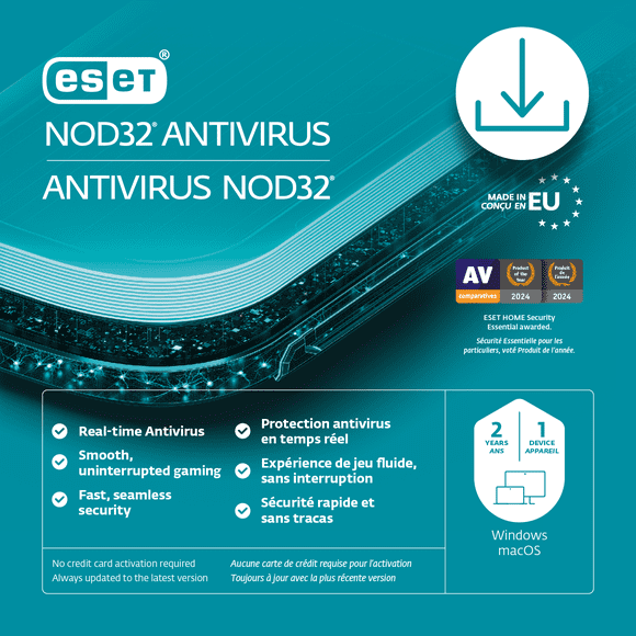 ESET NOD32 Antivirus - 1 Device, 2 Year [Digital Code]