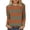 Orange, variant on HVOBTTY Womens 3/4 Sleeves Pullover T Shirt, Fall Tops for Women, Women's Casual 3/4 Sleeve Patchwork Print Crew Neck Go Out T Shirt Gray, XXL