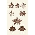thumbnail image 2 of Christopher Dresser 12x18 Black Ornate Wood Framed Double Matted Museum Art Print Titled - The Art of Decorative Design Pl27 (1862), 2 of 5