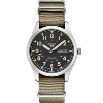 Seiko 5 Sports 24-Jewel Automatic with Black Dial Men's Watch SRPG35