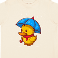 thumbnail image 4 of Inktastic Rainy Ducky Boys or Girls Toddler T-Shirt, 4 of 5