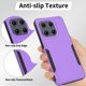 thumbnail image 5 of Funda para Motorola Edge 2025 de Yuanming, color morado, grado militar, 5 of 7