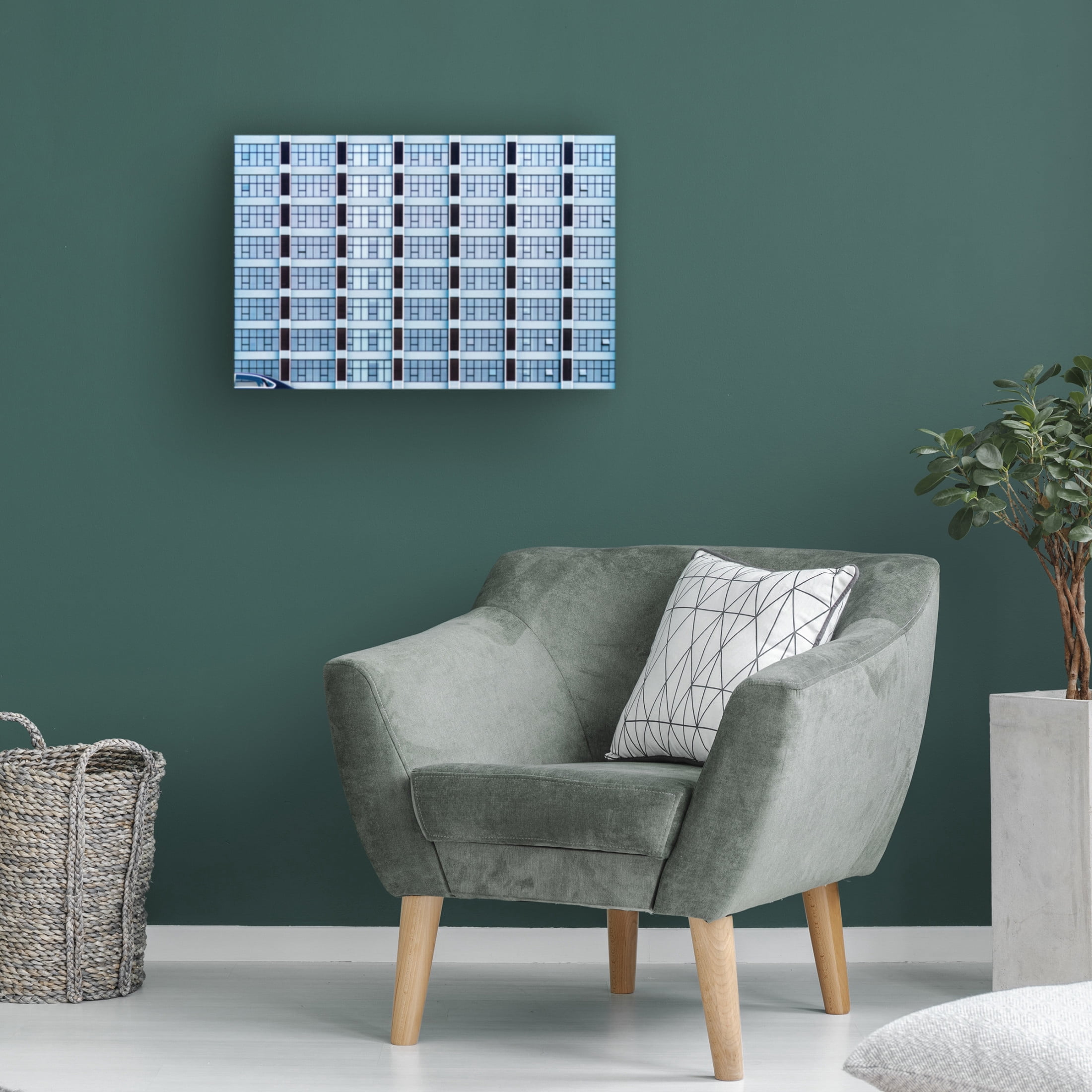 Canvas Wall Art - Piet Flour 'The Waiting Car' Wall Art for Living Room, Bedroom, or Office Décor by Trademark Fine Art - 47 x 30 Inches