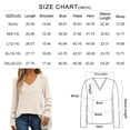 thumbnail image 3 of SUNBS Long Sleeve Shirts for Women Trendy Casual V-neck Tops Lightweight Sweaters, 3 of 8