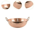 thumbnail image 6 of Tongina Copper Cookware Beautiful Shape Saucepan Copper Pot for Camping Home Parties 36cm, 6 of 8