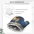 thumbnail image 4 of Honeii Starry Light White Horse patten Oven Mitts and Pot Holders Sets, Baker Oven Mitts, Mittens for Kitchen Decor, Baking Lover over Gloves Gifts, 4 of 7