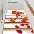 thumbnail image 4 of RV Adhesivo de escalera de Navidad 3D Adhesivo de escalera Adhesivo de escalera extraíble Adhesivo de vinilo para pared Escalera Paso Decoración de NavidadPegatinas de escalera de Navidad Pegatinas de escalera extraíbles Decoraciones de Navidad brillar  Electrónica, 4 of 5