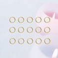 thumbnail image 2 of MasteelfCA 200pcs 6x5mm Golden Spring Rings Bag Buckle Split Circle Stainless Steel Key Chain Rings, 2 of 5