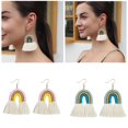 thumbnail image 1 of Pendientes Salvador bohemios borla colgantes 2 pares, 1 of 7