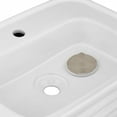 thumbnail image 4 of Book Countertop Bathroom Vessel Sink 23.5" W Rectangular White Ceramic Vanity Top Bathroom Sink Renovators Supply, 4 of 7