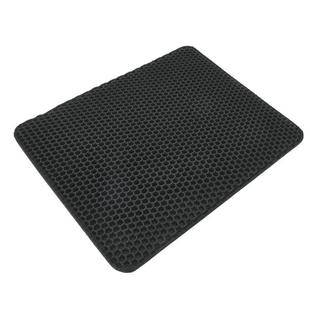 Estera Para Atrapar Para Gatos, Almohadilla Para Para Gatos Fácil De Limpiar, Doble Capa, Menos Desperdicio Para Caja De Para Gatos