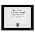 thumbnail image 3 of (2 pack) DAX Wood Gallery Document Frame with Two-Way Easel, 8.5 x 11, Black, 3 of 4