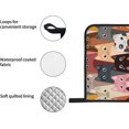 thumbnail image 4 of Cute Cartoon Cats Oven Mitts and Pot Holders Sets Heat Resistant Non Slip Kitchen Gloves Hot Pads with Inner Cotton Layer for Cooking BBQ Baking Grilling, 4 of 6