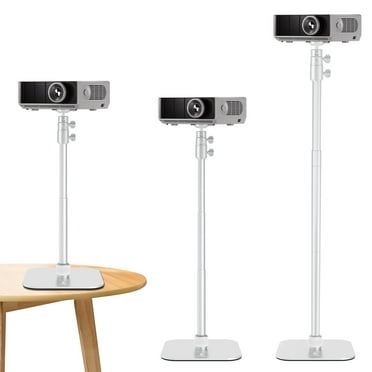 Ailight Projector Stand Floor Projector Mount 12.6''-53.15'' Height Adjustable, Table Projector Bracket 360°Swivel, Compatible with Projector, Camera, Photographic Light