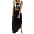 thumbnail image 1 of TJAZFJPA Robe Noire à Manches Longues Robe Maxi Élégante Sans Manches pour Femmes Robe Décontractée à Encolure Dégagée Imprimée Robe Corset Robe Féerique, 1 of 8