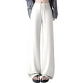 thumbnail image 7 of Women's Casual High Waist Wide Leg Pants - Comfortable Loungewear for Everyday and Activities - Breathable Summer and Fall Style, 7 of 7