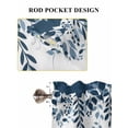 thumbnail image 6 of Blue Spring Botanical Living Room Curtains 2 Panel, Weeping Eucalyptus Butterfly Cafe Window Treatment, Farmhouse Bedroom Bathroom Kitchen Curtains Drapes 104"x54", 6 of 6