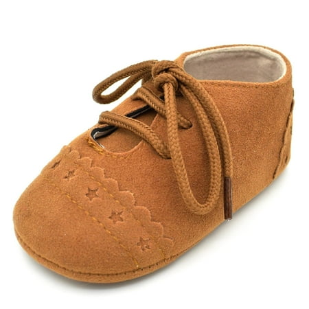 AnuirheiH Newborn Shoes Baby Prewalker Sports Sneakers Suede Leather Moccasins Footwear Clearance Under $10