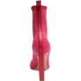 thumbnail image 6 of Schutz Ammie Bootie Womens Size 5 Hot Pink Stiletto Heel Ankle Knit Boots KHD800, 6 of 6