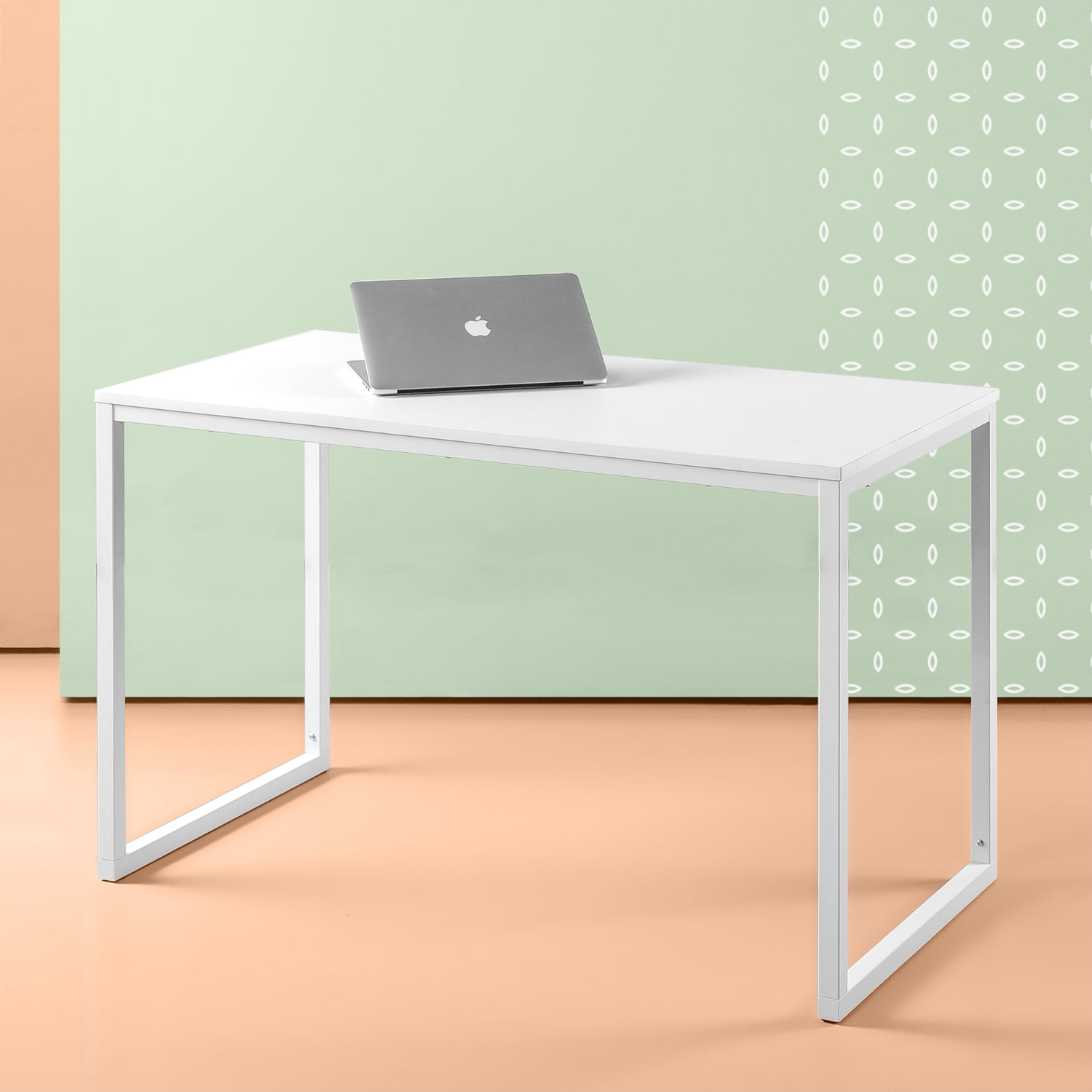 Zinus Jennifer Modern Computer Desk Vanilla Finish