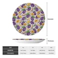 thumbnail image 2 of Salouo Plum Pattern Bone China Decorative Plate,Holiday Decor Decorative Ceramic Plates with Stand Elegant Home DéCor for Hallway/Living Room/Bedroom-7in, 2 of 6