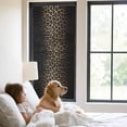 thumbnail image 2 of Leopard Print Window Privacy Film, Chic Abstract Black Brown Animals Texture Static Cling UV Sun Blocking Heat Control Window Tint, Non-Adhesive One Way Windows Privacy Cover 29.5''x78.7'', 2 of 7