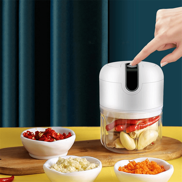 Electric Mini Garlic Chopper, Portable Food Processor, Vegetables Chopper Mincer, Mini Garlic Chopper, Meat Grinder