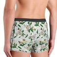 thumbnail image 3 of Uemuo Lilies Flowers Pattern Men's Boxer Briefs,Trunk Anti-Chafing,Comfortable, Durable, and Stylish Underwear-Large, 3 of 9
