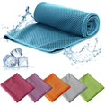 thumbnail image 1 of Toalla de enfriamiento de 6 piezas (30 * 80 cm, toalla deportiva Cuello multiusos Secador rápido Sudores transpirables Toalla de enfriamiento Toalla de microfibra para fitness, 1 of 5