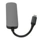 thumbnail image 5 of USB C Hub 4 en 1 Carcasa de metal gris 4K HD PD Carga rápida Divisor USB C ampliamente compatible para computadora portátil Teléfono de escritorio Gris, 5 of 5