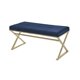 thumbnail image 1 of Taburete Kessa Muebles Deniska Azul y Oro, 1 of 1