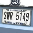 thumbnail image 2 of Fan Mat License Plate Frame 21391 NFL Tennessee Titans; Chrome Plated; Metal, 2 of 2
