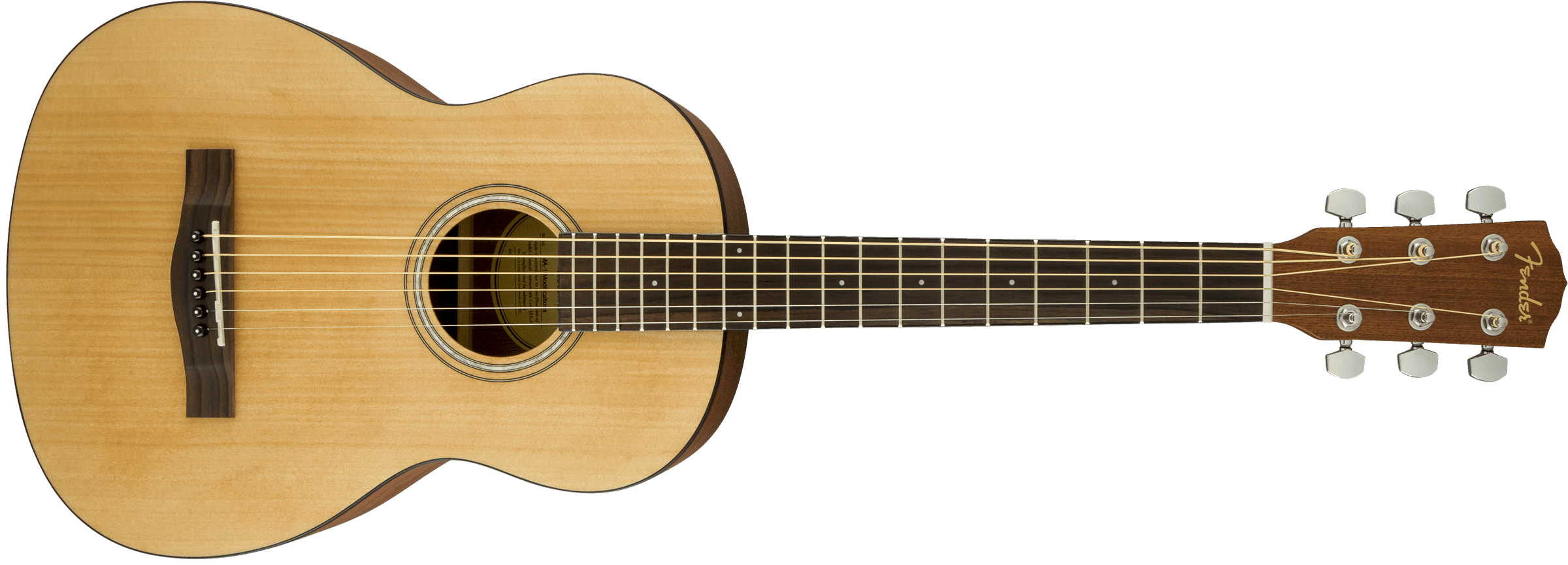 Fender FA15 Steel String 3/4 Size Standard Acoustic Guitar with Gig Bag