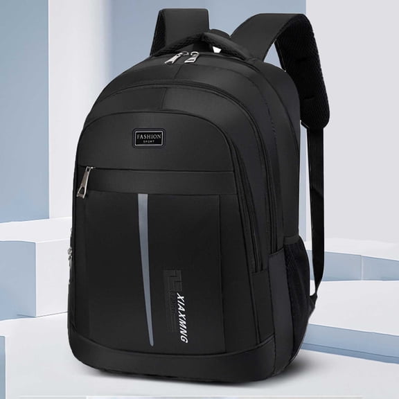 WIZUTIZ Backpack for Women Womens Backpacks with Adjustable Strap Zipper Pockets Backpacks Medium Solid Bags Waterproof With Inner Pocket Bag 1 PC Black