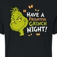 thumbnail image 3 of The Grinch - Have A Frightful Grinch Night  - Juniors Cropped Cotton Blend T-Shirt, 3 of 5
