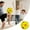 Orange, variant on Silent Football Quiet Cloth Soccer Ball With Soft Sound-Absorbing Design For Indoor Dribbling Practice(Black-21Cm)