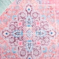 thumbnail image 6 of SAFAVIEH Arizona Rita Oriental Machine Washable Area Rug, Pink/Beige, 6' x 6' Round, 6 of 10