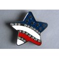 thumbnail image 2 of 2 Hilason 1.5" Us Flag Star Crystal Bling Concho Saddle Headstall cowgirl, 2 of 4