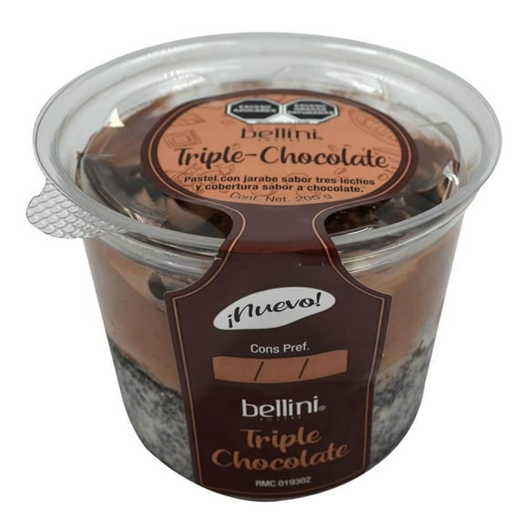 Postre Bellini Triple Chocolate 205 gr