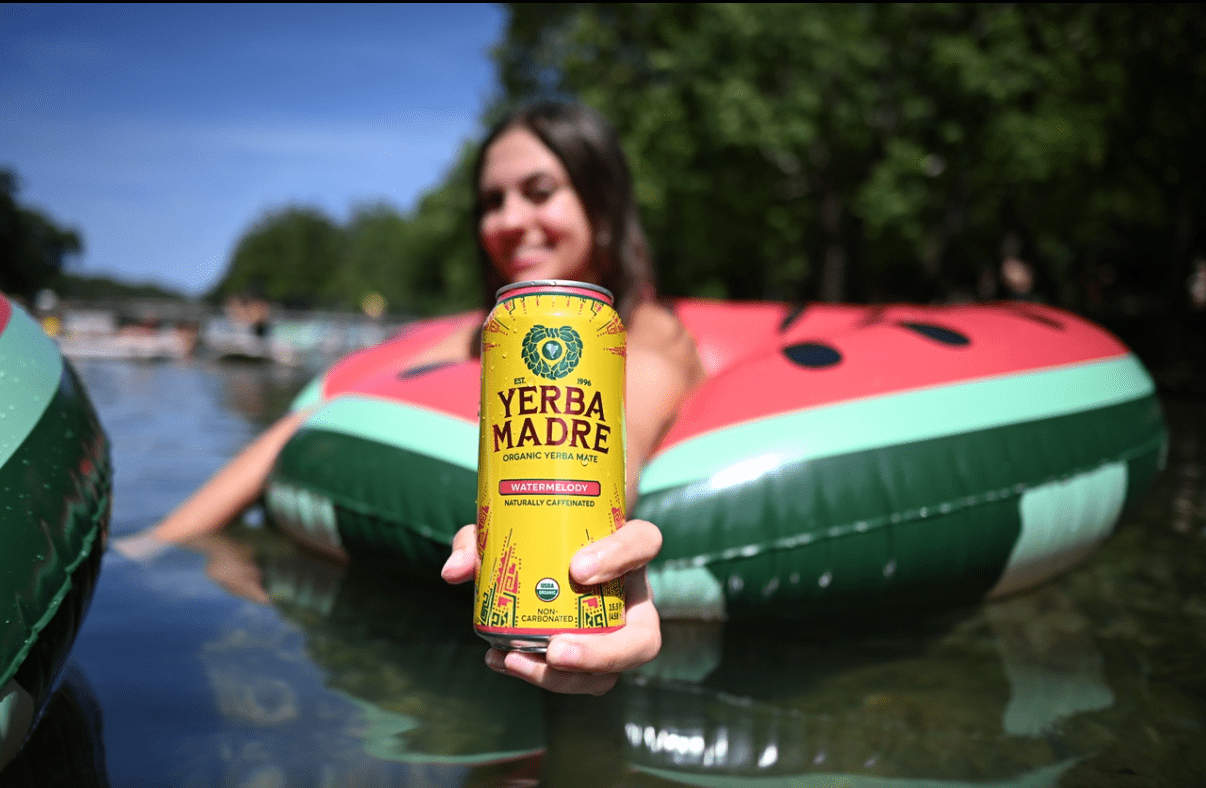 Guayakí Yerba Maté Sparkling Watermelody, 15.5oz Cans (12-Pack)