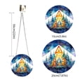 thumbnail image 2 of Ganfancp Adornos Navideños Redondos de Acrílico Placas de Bautizo Del Bosque Decoraciones Navideñas de Pared Ofertas Del Día 1* Amuleto, 2 of 4