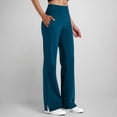 thumbnail image 2 of Gamivast Dress Pants Women High Waisted Stretchy Split Hem Bootcut Work Pants Office Professional Business Casual Trousers Pants With Pockets Slacks, 2 of 8