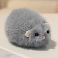 thumbnail image 4 of Mouse Plushie Cute Lifelike Fake Rat Plush Toy Soft Stuffed Animal Model Doll for Birthday Decor Gift, 4 of 5