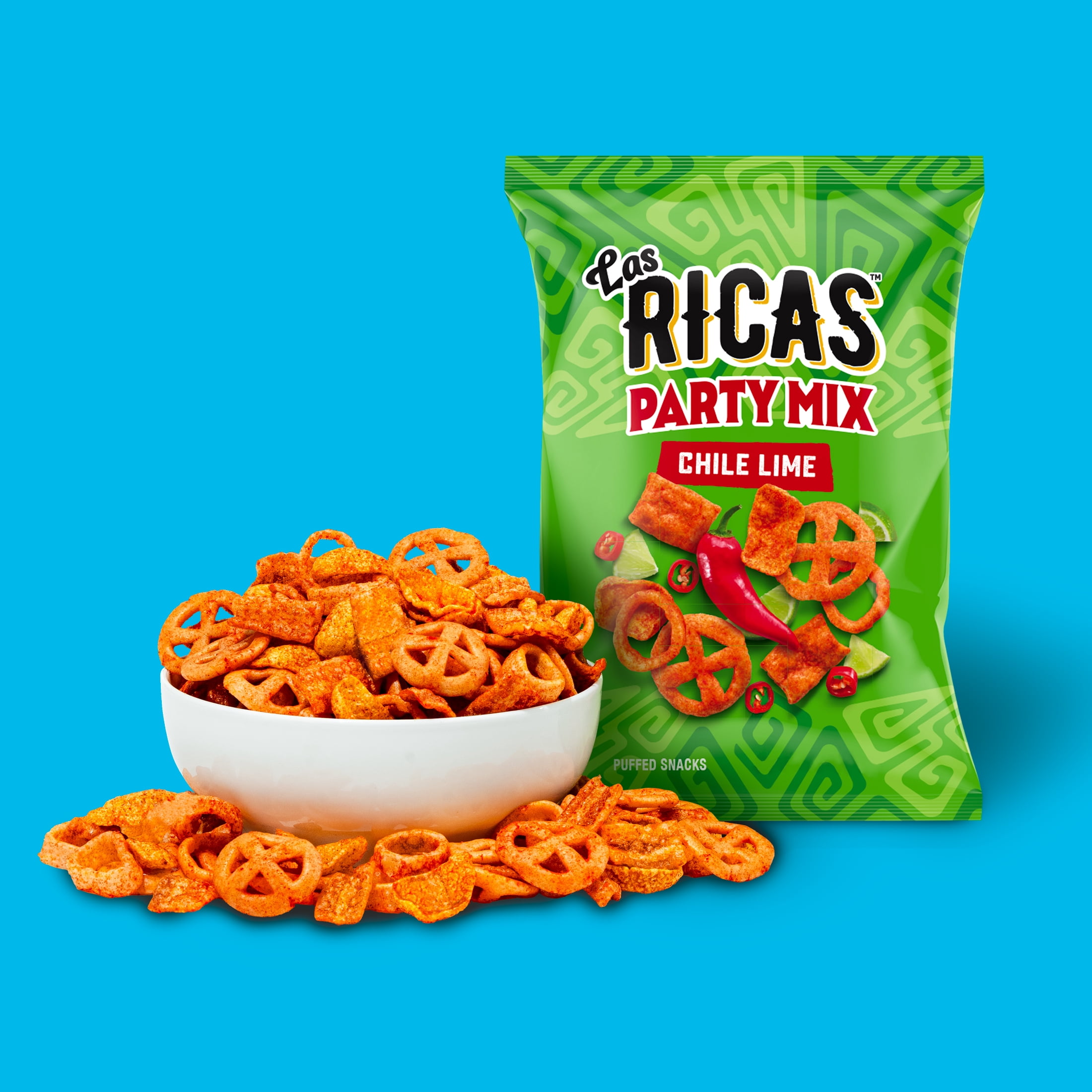 (6 pack) Las Ricas Chile Lime Party Mix