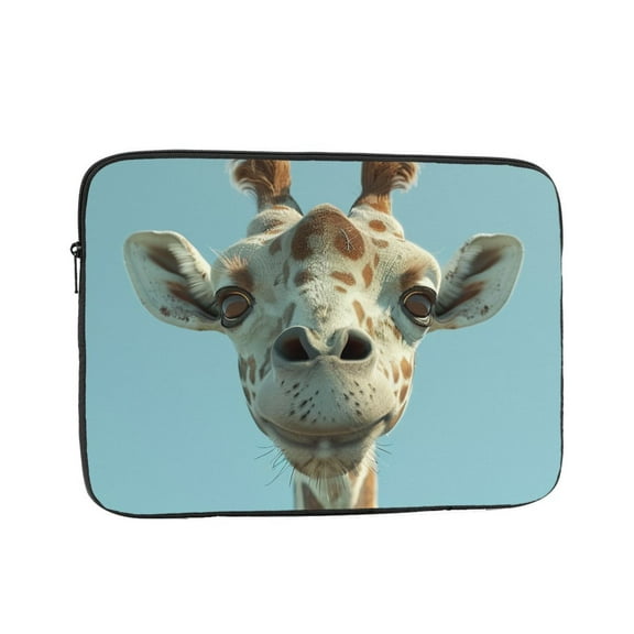 giraffe blue Laptop Sleeve Bag Compatible With MacBook Air / Pro iPad MateBook Tablet Surface HP Lenovo Dell ASUS Acer Laptop Computer Protective Size: 10 inch